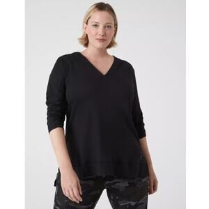 LIVI V-Neck Soft Hi-Lo Lightweight Hoodie GUC Sz 22/24